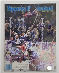 1980 Miracle Hockey Team Signed 1980 Sports Illustrated Magazine Beckett