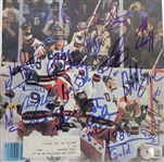 1980 Miracle Hockey Team Signed 1980 Sports Illustrated Magazine Beckett