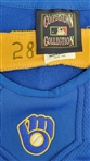 Milwaukee Brewers Warmup Shirt Attributed to #28