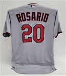 Eddie Rosario 2019 Minnesota Twins Game Used Playoff Jersey MLB