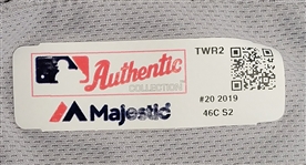 Eddie Rosario 2019 Minnesota Twins Game Used Playoff Jersey MLB
