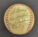 1956 Minneapolis Millers Team Signed Baseball w/ Beckett LOA *First Year at the Old Met*