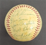 1956 Minneapolis Millers Team Signed Baseball w/ Beckett LOA *First Year at the Old Met*