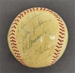 1956 Minneapolis Millers Team Signed Baseball w/ Beckett LOA *First Year at the Old Met*