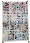 Lot of (3) 1991 Topps Football Uncut Card Sheets