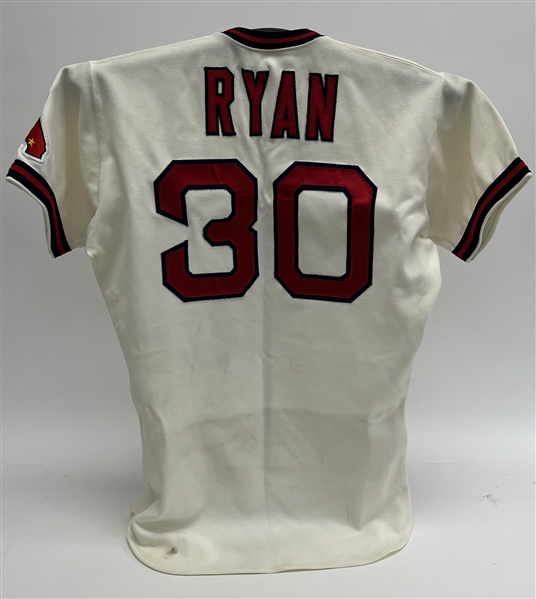 Nolan Ryan 1973 California Angels Game Used Jersey From Record Breaking 383 Strikeout Season w/ MEARS LOA