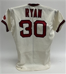 Nolan Ryan 1973 California Angels Game Used Jersey From Record Breaking 383 Strikeout Season w/ MEARS LOA
