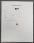 Tony Oliva's Autographed Target Field Locker Nameplate MLB