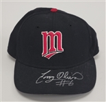 Tony Oliva Minnesota Twins World Series Game Used & Autographed Coaches Glove & Hat