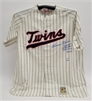 Harmon Killebrew Autographed & Multi-Inscribed Minnesota Twins Mitchell & Ness Cooperstown Collection Flannel Jersey LE #29/33 UDA