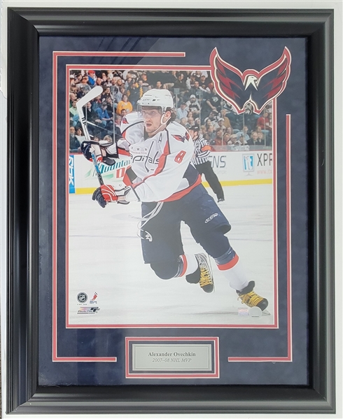 Alexander Ovechkin Autographed & Framed 16x20 Photo  