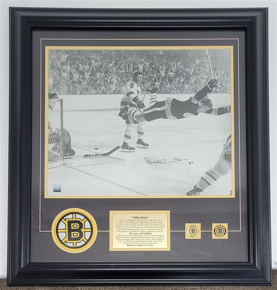 Bobby Orr Autographed & Framed 15x19 Photo
