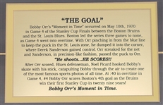 Bobby Orr Autographed & Framed 15x19 Photo