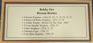 Bobby Orr Autographed & Framed 18x24 Photo