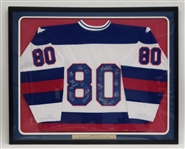 1980 Miracle Hockey Team Signed & Framed Jersey w/ 20 Signatures