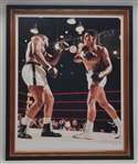 Muhammad Ali vs. Sonny Liston 1964 Fight 38x47 Neil Leifer Photo Framed 46x56 LE #25/25 *Local Pickup Only*
