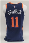 Jalen Brunson 2024-25 New York Knicks Game Used Jersey w/ Dave Miedema LOA