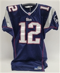 Tom Brady 2001 New England Patriots Game Used Jersey w/ Dave Miedema LOA