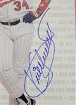 Kirby Puckett Autographed 1996 Kirby's Salute To You Minnesota Twins Magazine w/ Beckett LOA