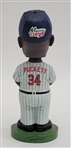 Kirby Puckett Autographed Minnesota Twins Bobblehead & Autographed Bobblehead Day Card w/ Beckett LOA