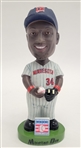 Kirby Puckett Minnesota Twins Bobblehead w/ Autographed Bobblehead Day Card Beckett LOA