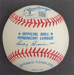 Kirby Puckett & Chuck Knoblauch Dual Autographed OAL Baseball w/ Beckett LOA