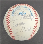 1995 Minnesota Twins Team Signed OAL Baseball w/ Puckett Beckett LOA