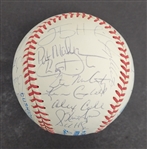1995 Minnesota Twins Team Signed OAL Baseball w/ Puckett Beckett LOA