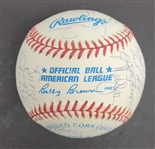 1995 Minnesota Twins Team Signed OAL Baseball w/ Puckett Beckett LOA