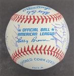 1994 Minnesota Twins Team Signed OAL Baseball w/ Puckett Beckett LOA