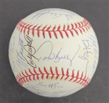 1993 Minnesota Twins Team Signed OAL Baseball w/ Puckett Beckett LOA