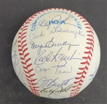 1993 Minnesota Twins Team Signed OAL Baseball w/ Puckett Beckett LOA