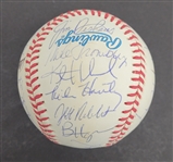 1993 Minnesota Twins Team Signed OAL Baseball w/ Puckett Beckett LOA
