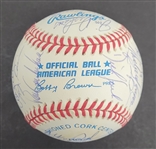 1993 Minnesota Twins Team Signed OAL Baseball w/ Puckett Beckett LOA