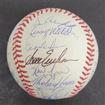 1993 Minnesota Twins Team Signed OAL Baseball w/ Puckett Beckett LOA
