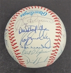 1987 Minnesota Twins World Series Champions Team Signed OAL Baseball w/ Puckett Beckett LOA