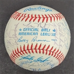 1987 Minnesota Twins World Series Champions Team Signed OAL Baseball w/ Puckett Beckett LOA