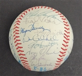 1987 Minnesota Twins World Series Champions Team Signed OAL Baseball w/ Puckett Beckett LOA