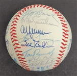1987 Minnesota Twins World Series Champions Team Signed OAL Baseball w/ Puckett Beckett LOA