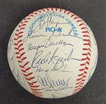 1991 Minnesota Twins World Series Champions Team Signed OAL Baseball w/ Puckett Beckett LOA