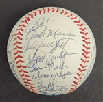 1991 Minnesota Twins World Series Champions Team Signed OAL Baseball w/ Puckett Beckett LOA