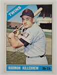 Harmon Killebrew Autographed 1966 Topps #120 Baseball Card Beckett