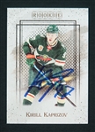 Kirill Kaprizov Autographed Russian Rookie Card Beckett