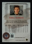 Kirill Kaprizov Autographed Russian Rookie Card Beckett