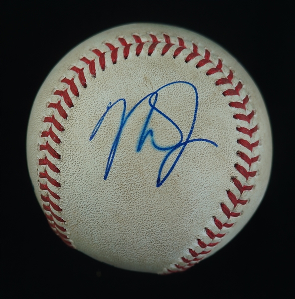 Mike Trout 2021 Career HR #305 Autographed Game Used Baseball From HR Game MLB