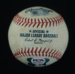 Mike Trout 2021 Career HR #305 Autographed Game Used Baseball From HR Game MLB