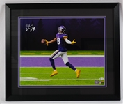 Justin Jefferson Autographed Minnesota Vikings 16x20 Rookie Framed Photo *1st NFL Touchdown* Beckett
