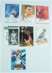 Collection of 15 Autographed Basketball Insert Cards w/ Fleer SkyBox