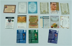 Collection of 15 Autographed Basketball Insert Cards w/ Fleer SkyBox