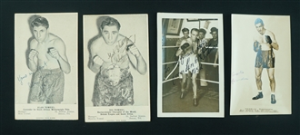Collection of Autographed Vintage Boxing Photos w/ Charlie Ashenden